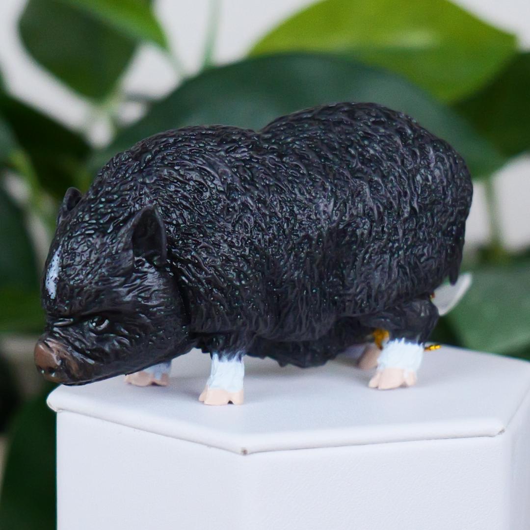 Vietnamese Pot Bellied Pig Farm Figure - Hand Painted & Collectible Toy - Papo 51190
