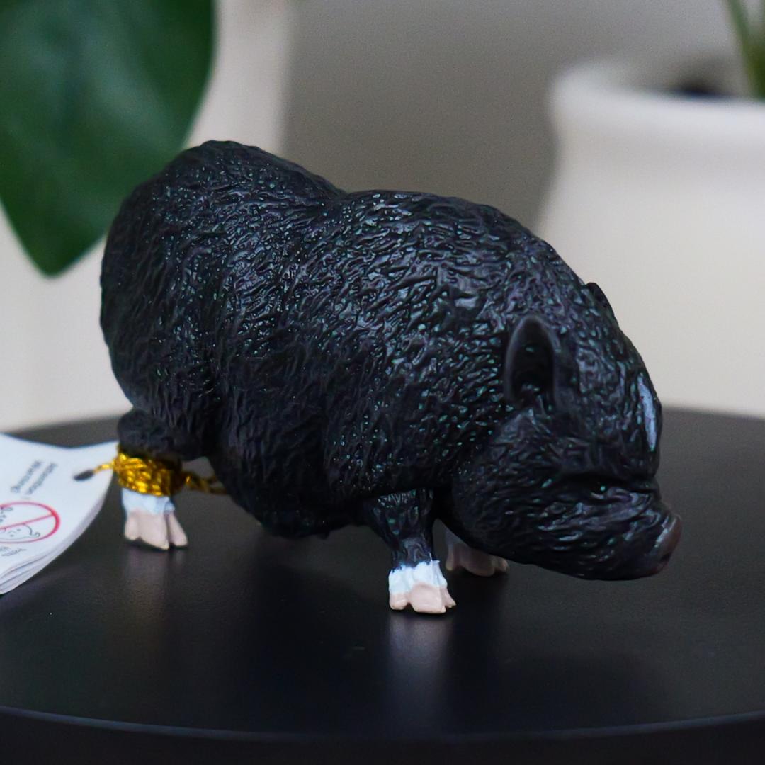 Vietnamese Pot Bellied Pig Farm Figure - Hand Painted & Collectible Toy - Papo 51190