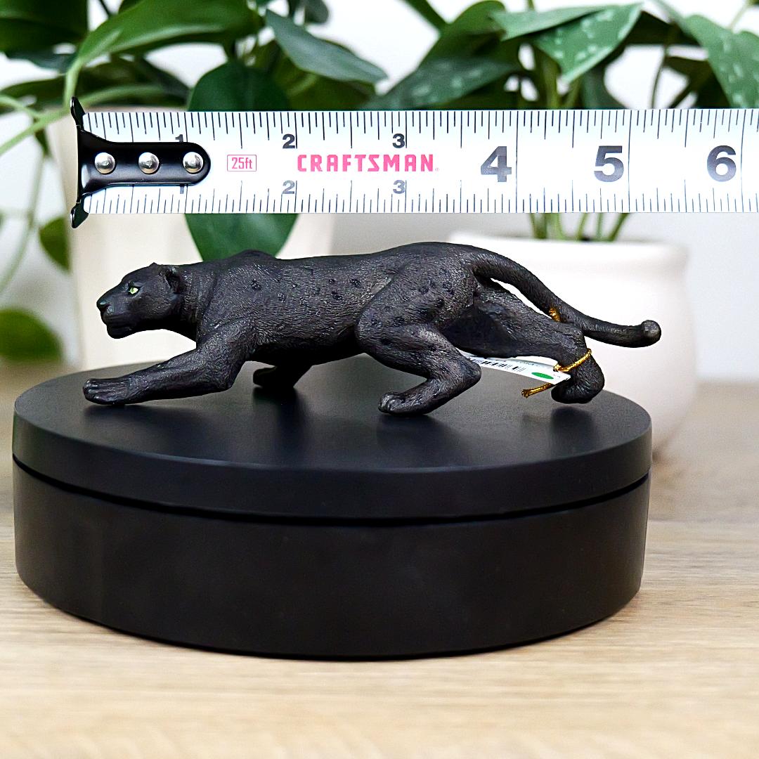 Black Leopard Animal Figure - Hand Painted & Collectible Toy - Papo 50026