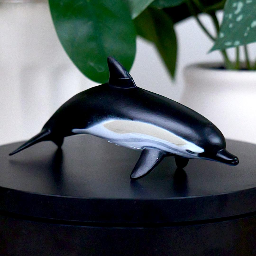 Common Dolphin Sea Life Figure - Hand Painted & Collectible Toy - Papo 56055