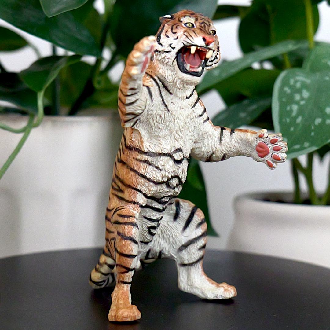 Standing Tiger Animal Figure - Hand Painted & Collectible Toy - Papo 50208