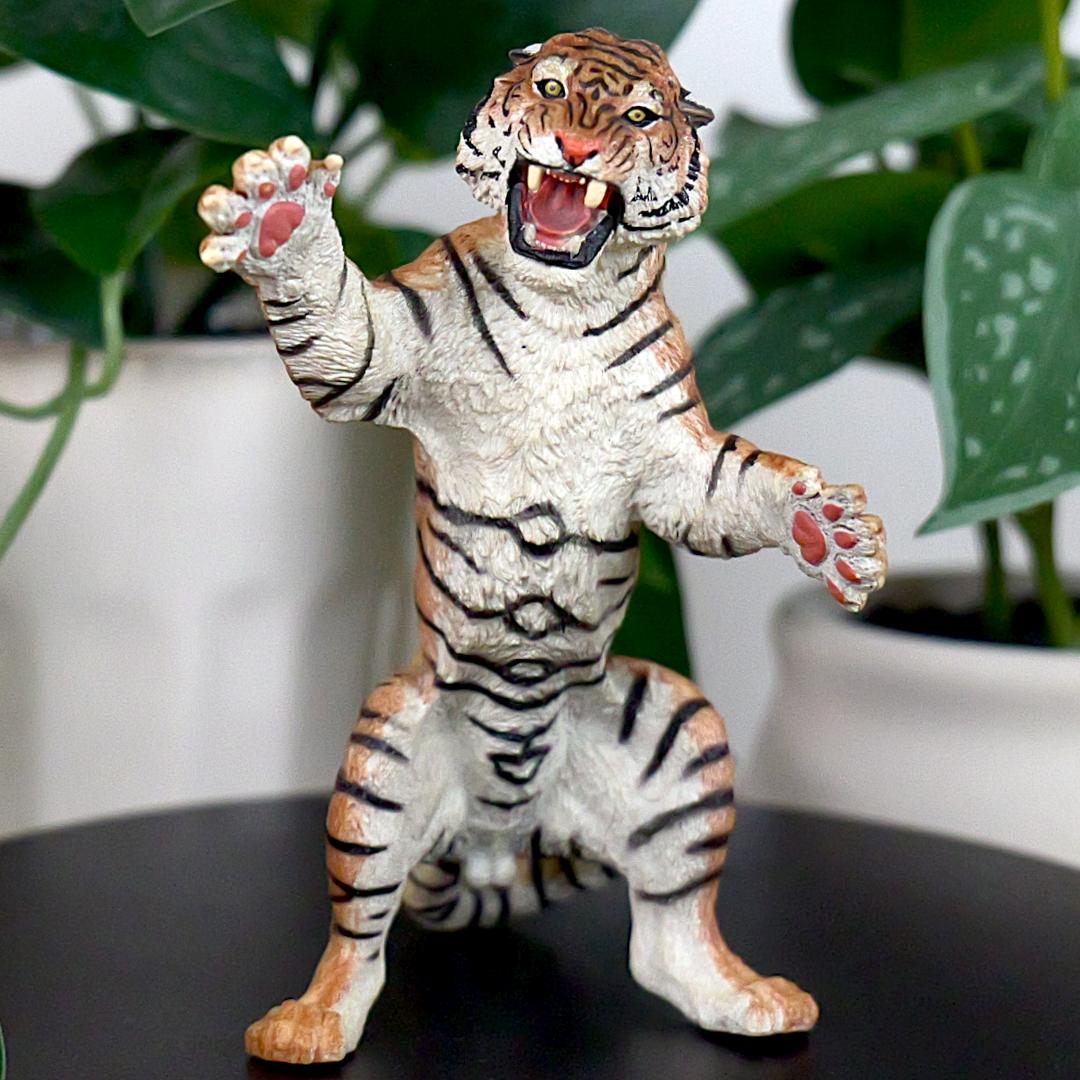 Standing Tiger Animal Figure - Hand Painted & Collectible Toy - Papo 50208