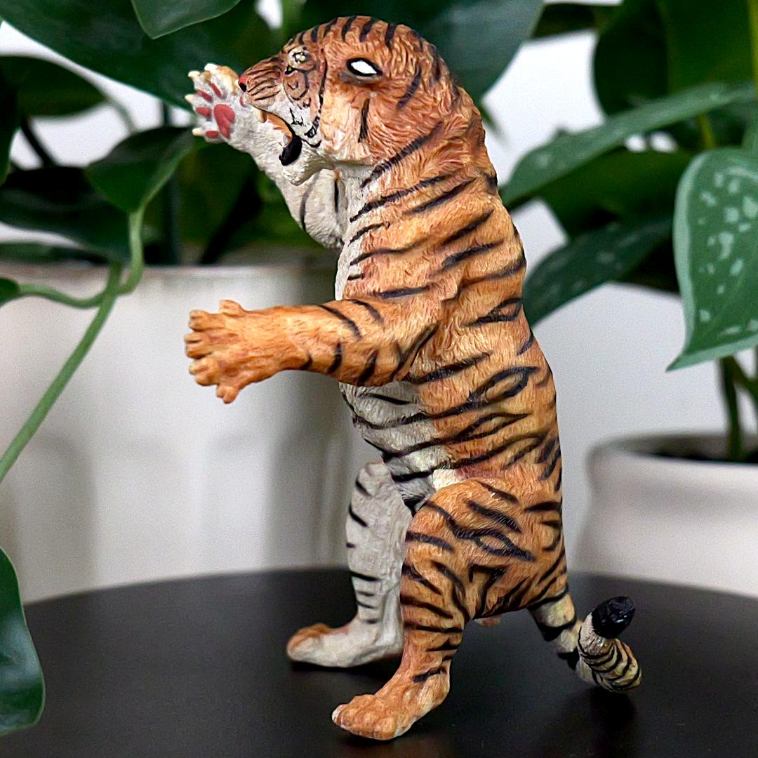 Standing Tiger Animal Figure - Hand Painted & Collectible Toy - Papo 50208