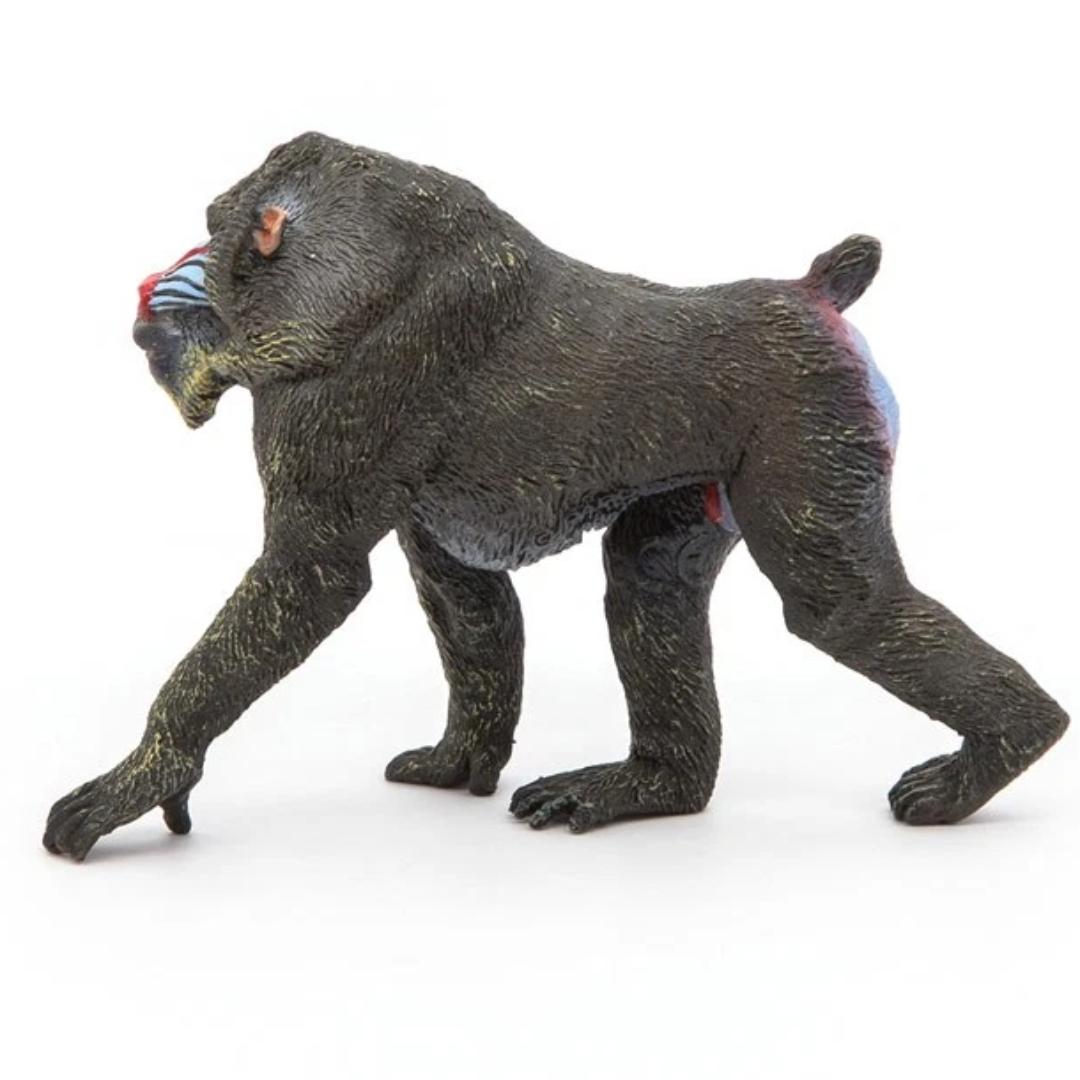 Mandrill Monkey Figure - Hand Painted & Collectible Toy - Papo 50121