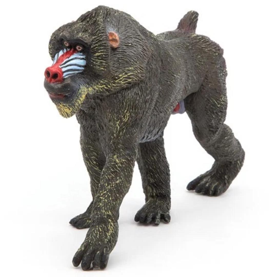 Mandrill Monkey Figure - Hand Painted & Collectible Toy - Papo 50121