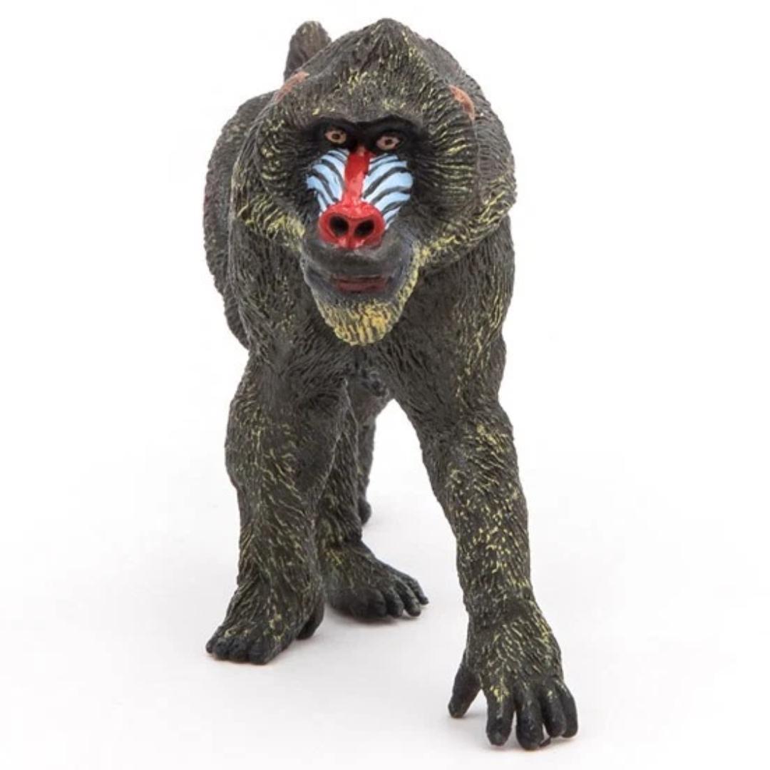 Mandrill Monkey Figure - Hand Painted & Collectible Toy - Papo 50121