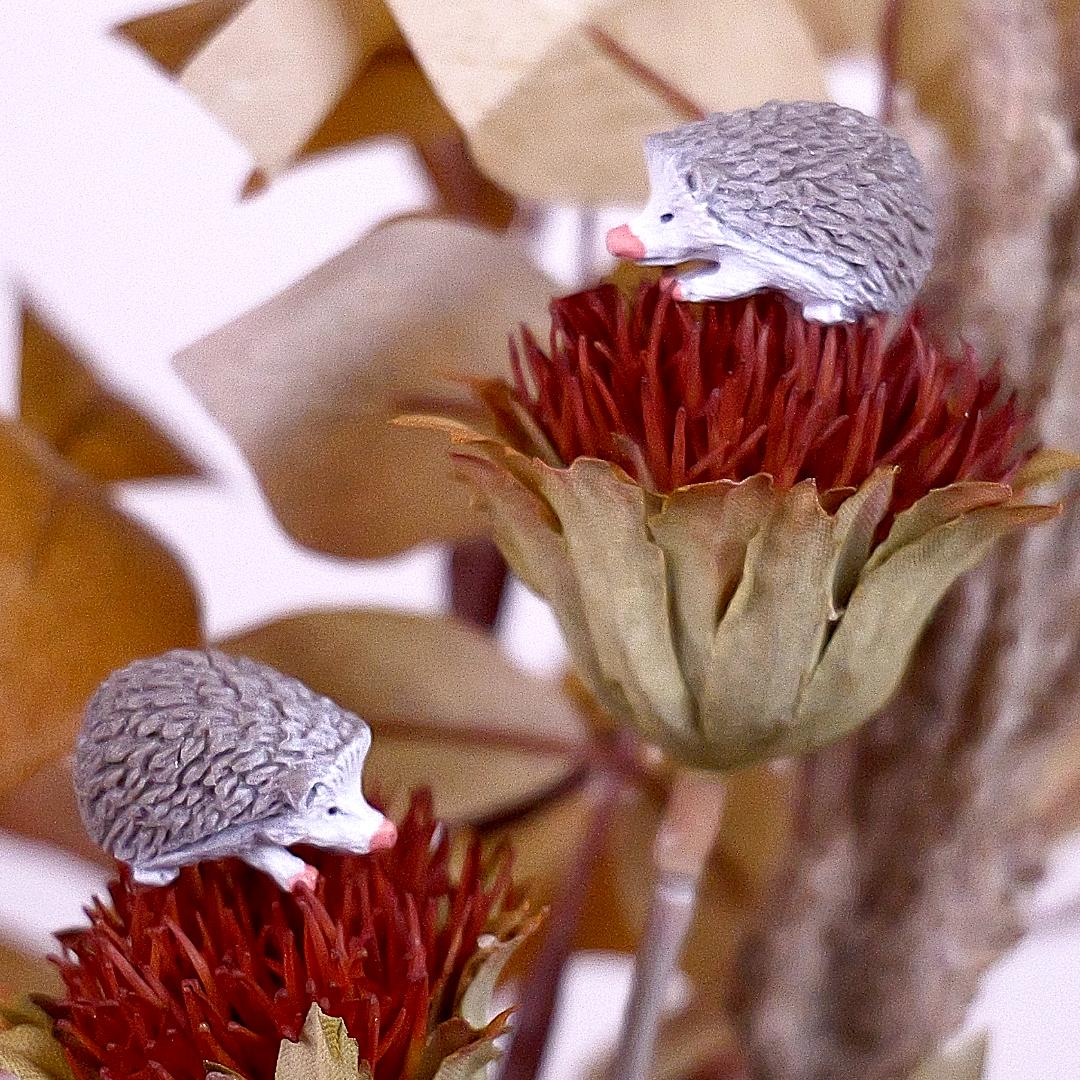 Hedgehog Good Luck Minis Figure - Hand Painted & Collectible Miniature Figurine - Safari Ltd