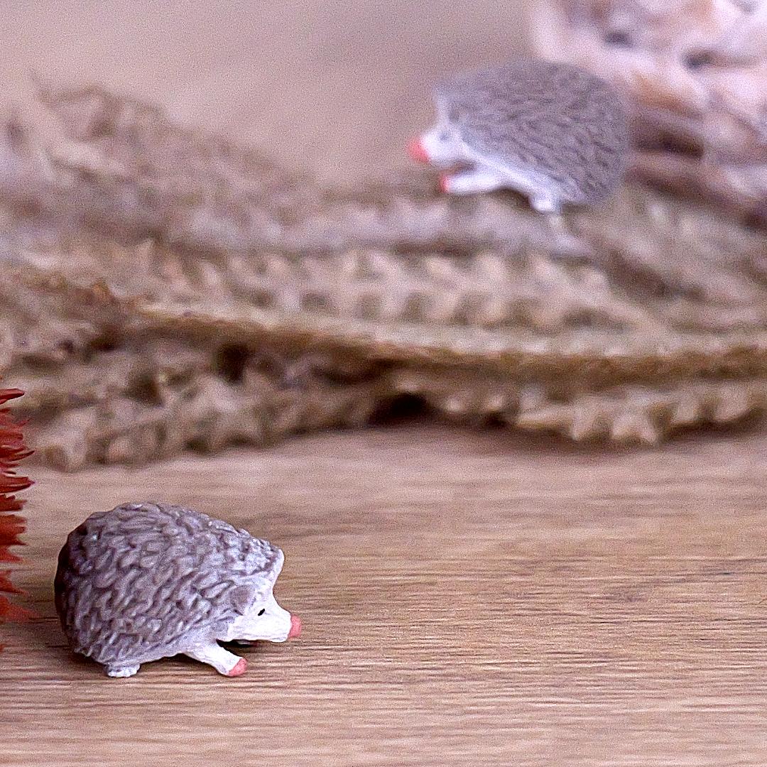Hedgehog Good Luck Minis Figure - Hand Painted & Collectible Miniature Figurine - Safari Ltd