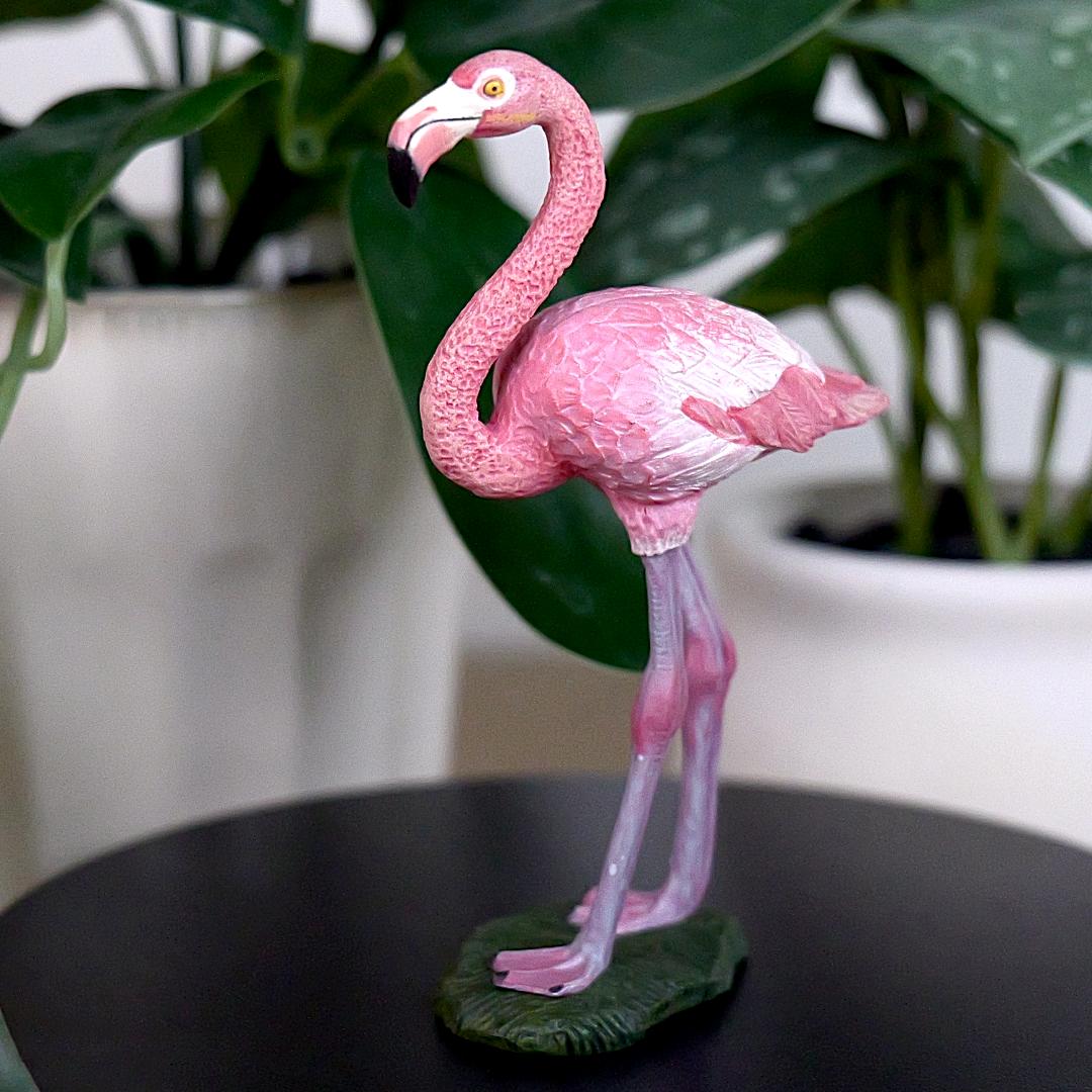 Greater Flamingo Bird Figure - Hand Painted & Collectible Toy - Papo 50187