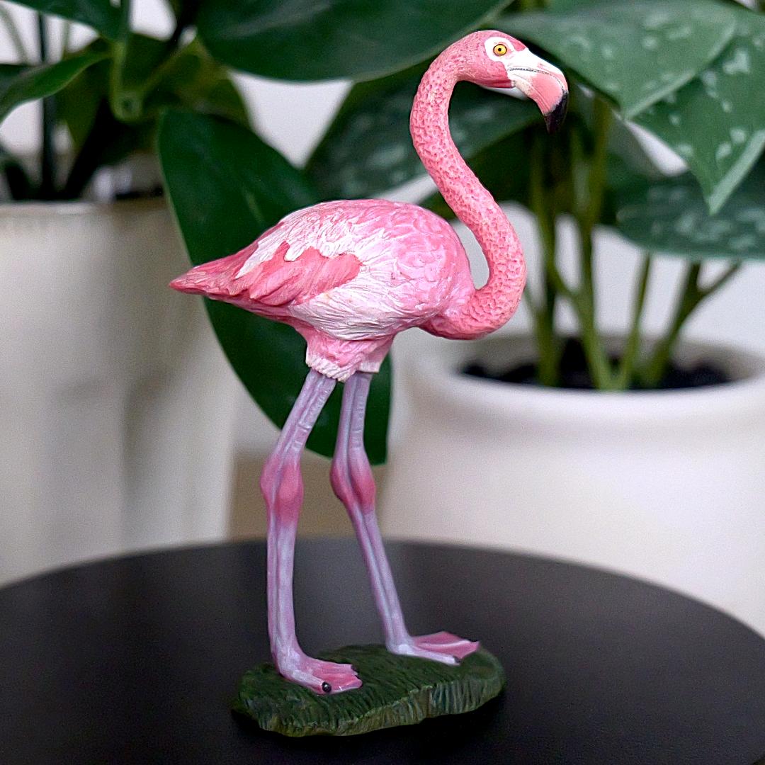 Greater Flamingo Bird Figure - Hand Painted & Collectible Toy - Papo 50187
