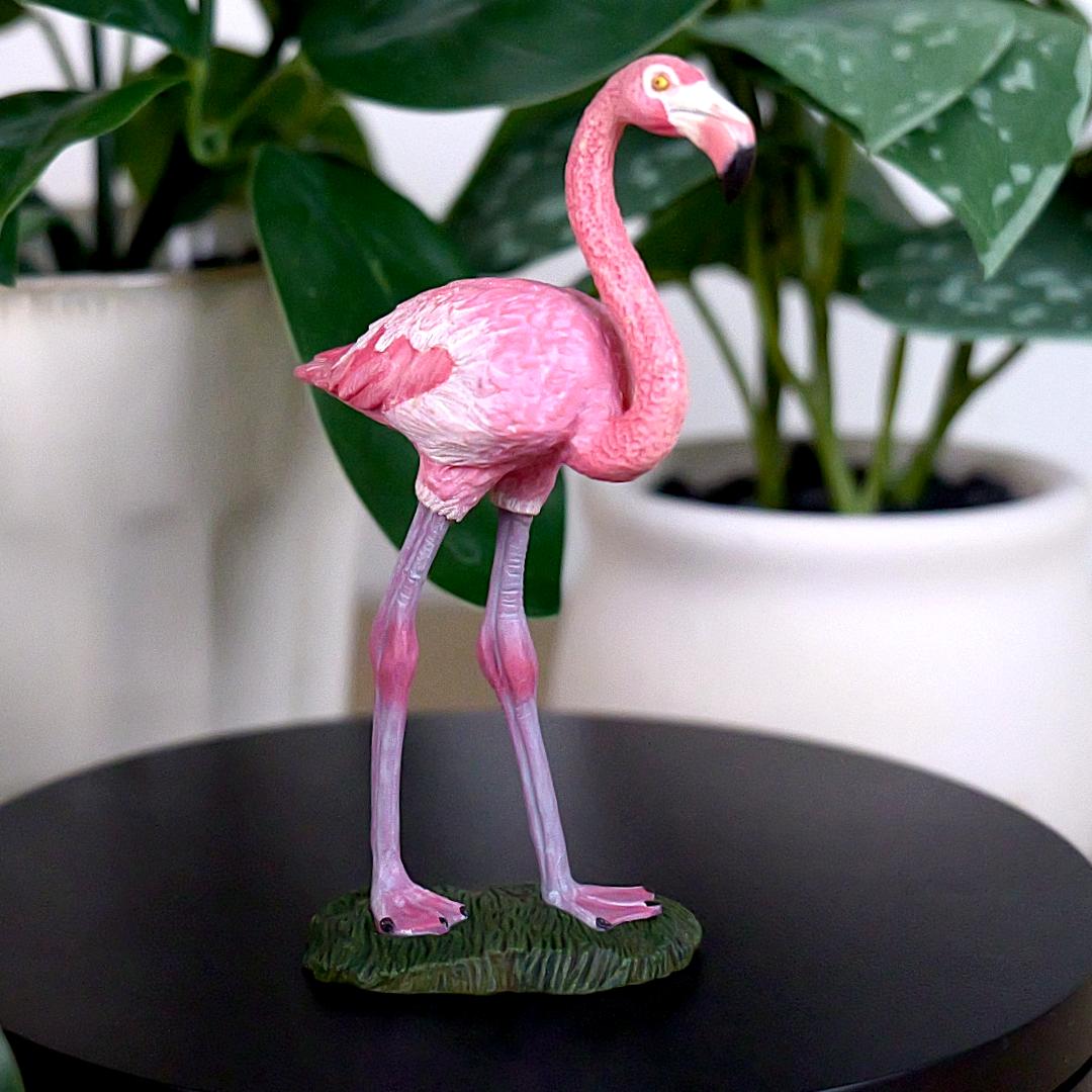 Greater Flamingo Bird Figure - Hand Painted & Collectible Toy - Papo 50187