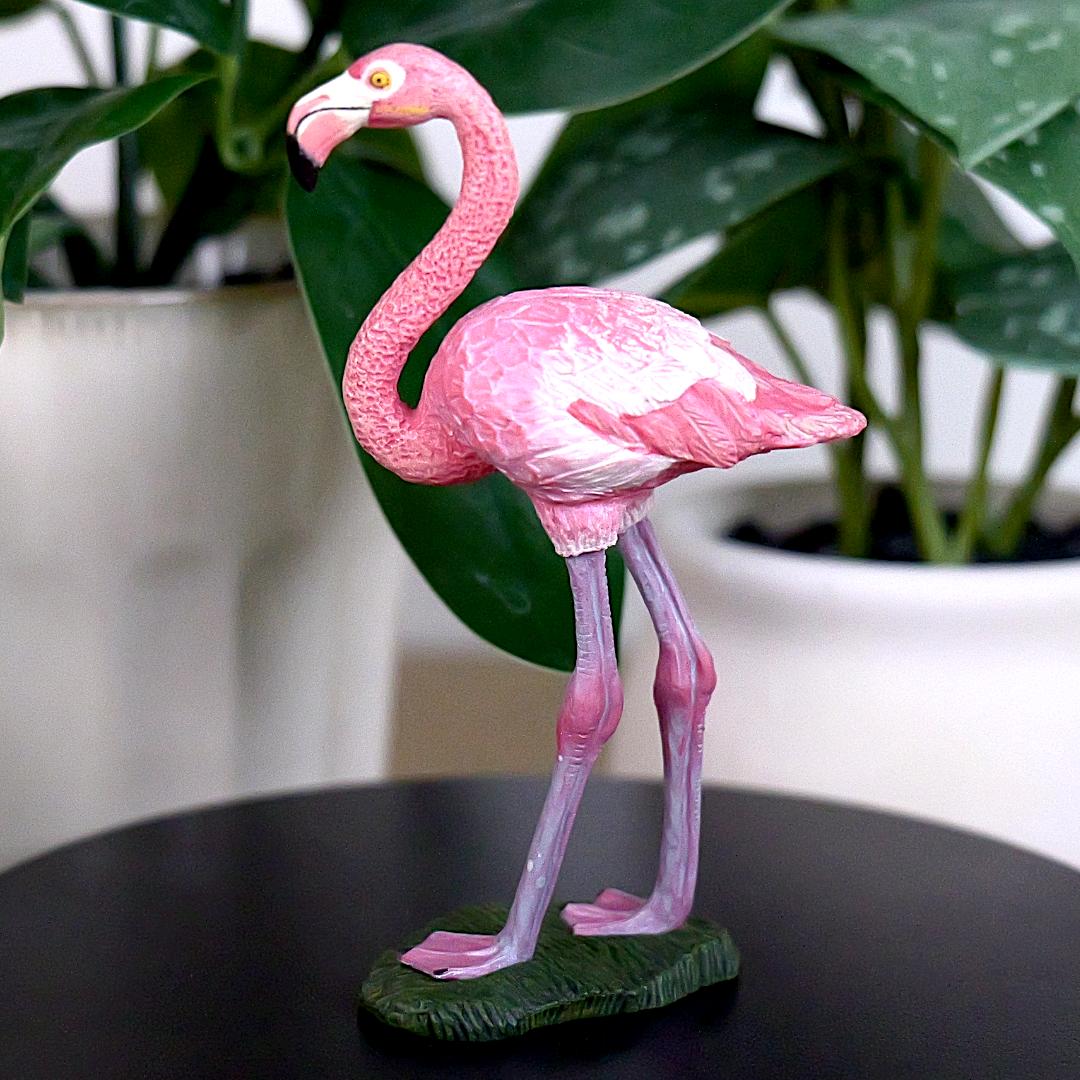 Greater Flamingo Bird Figure - Hand Painted & Collectible Toy - Papo 50187