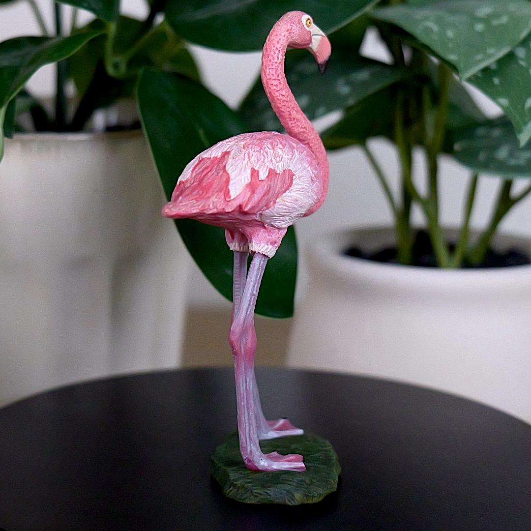 Greater Flamingo Bird Figure - Hand Painted & Collectible Toy - Papo 50187