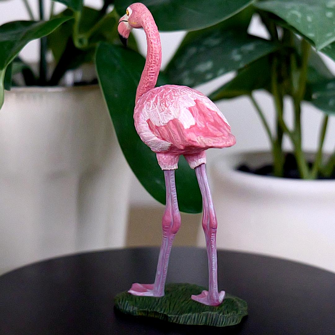 Greater Flamingo Bird Figure - Hand Painted & Collectible Toy - Papo 50187