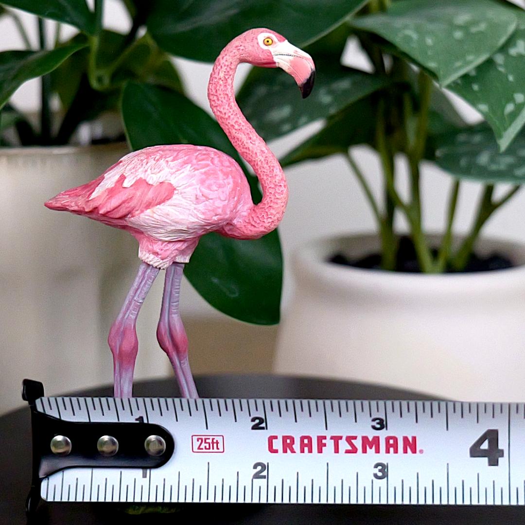 Greater Flamingo Bird Figure - Hand Painted & Collectible Toy - Papo 50187