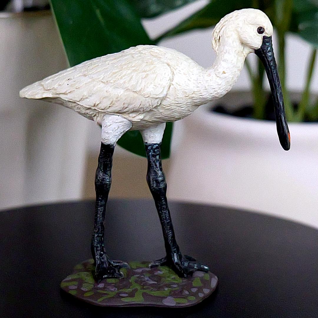 Eurasian Spoonbill Figure - Hand Painted & Collectible Bird Figurine - Papo 50279