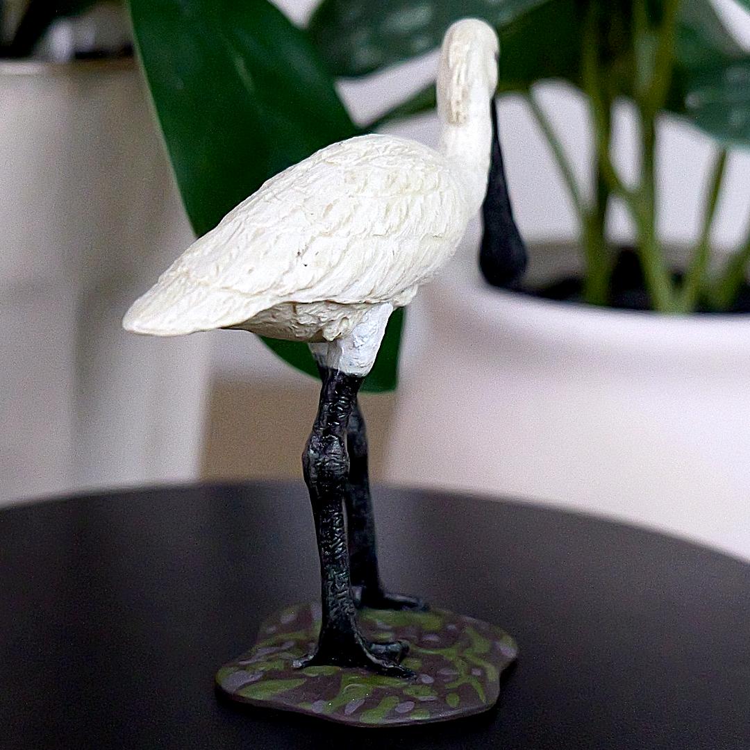Eurasian Spoonbill Figure - Hand Painted & Collectible Bird Figurine - Papo 50279