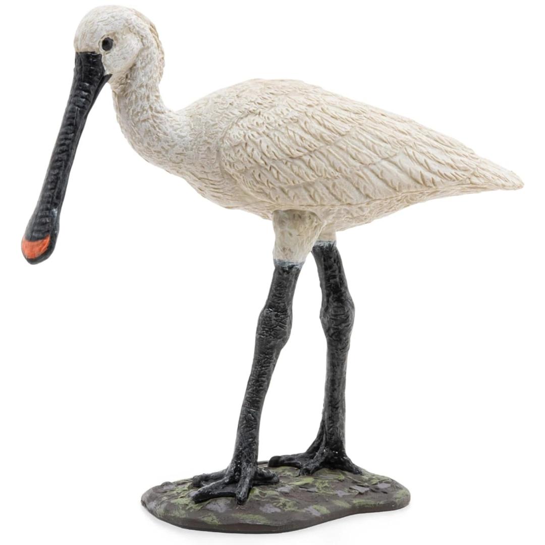 Eurasian Spoonbill Figure - Hand Painted & Collectible Bird Figurine - Papo 50279