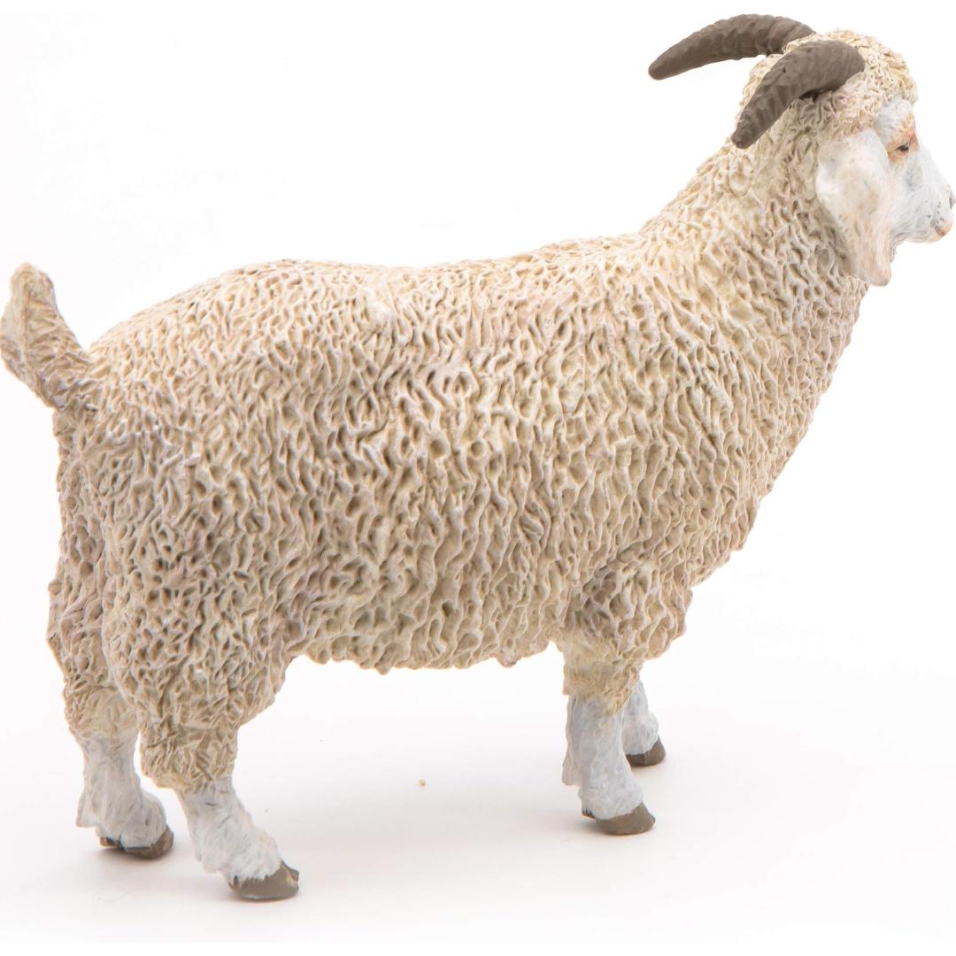 Angora Goat Farm Animal Figure - Hand Painted & Collectible Toy Figurine - Papo 51170