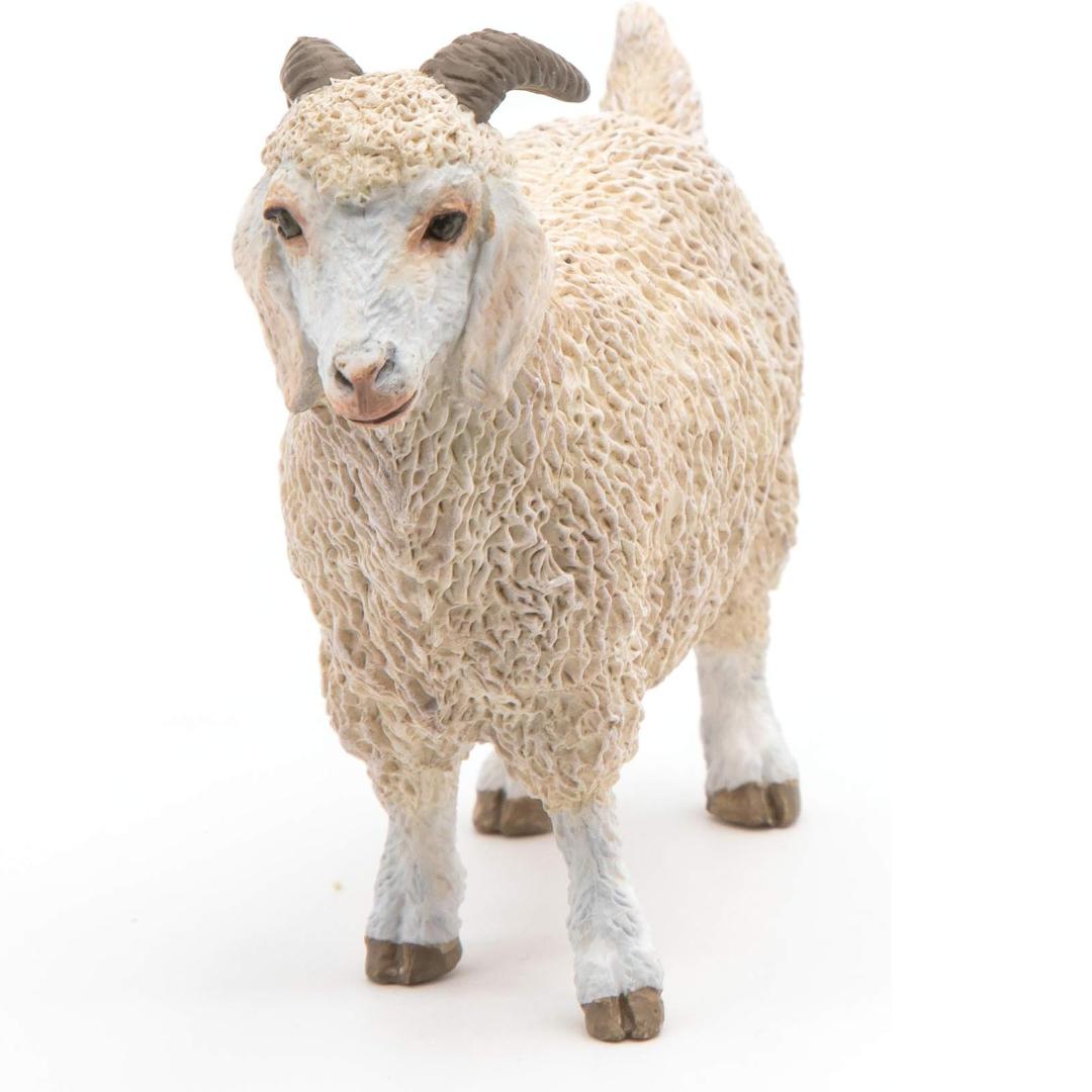 Angora Goat Farm Animal Figure - Hand Painted & Collectible Toy Figurine - Papo 51170