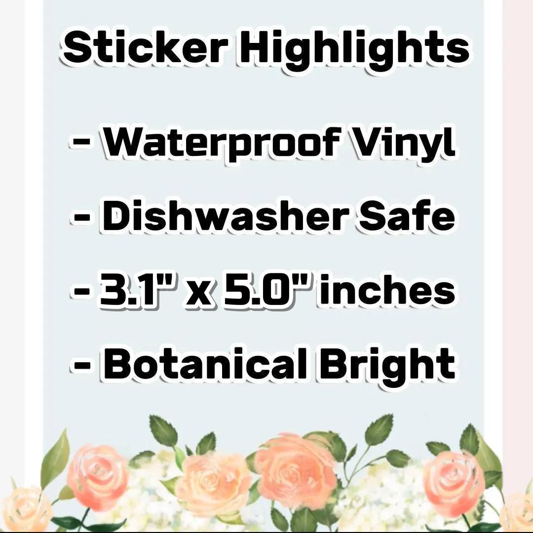 Green Parakeet Budgie Bird Sticker - Waterproof Vinyl Pet & Animal Decal