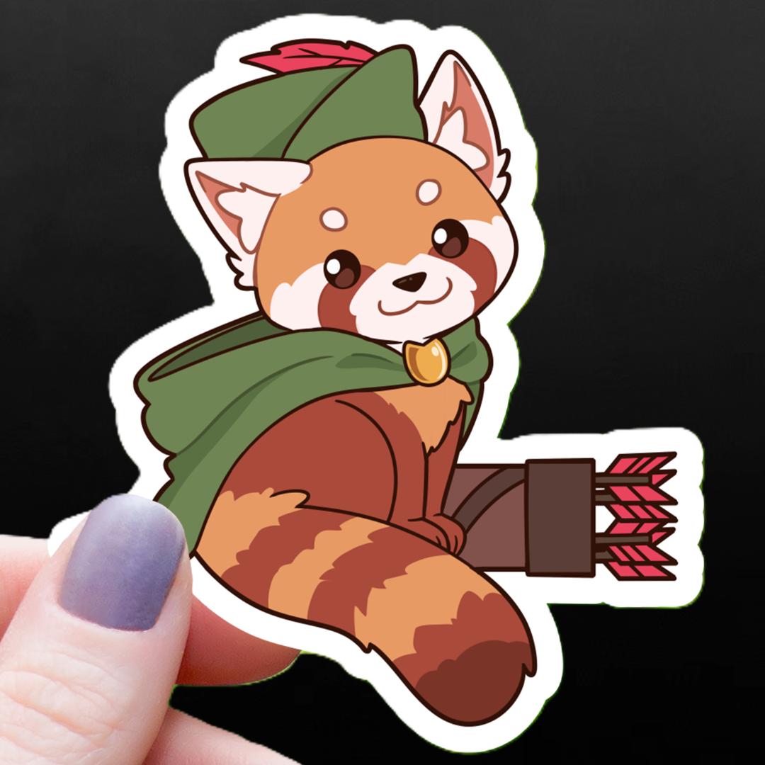 Red Panda Sticker - Ranger Class Tabletop Gaming - 3" Waterproof Vinyl Decal