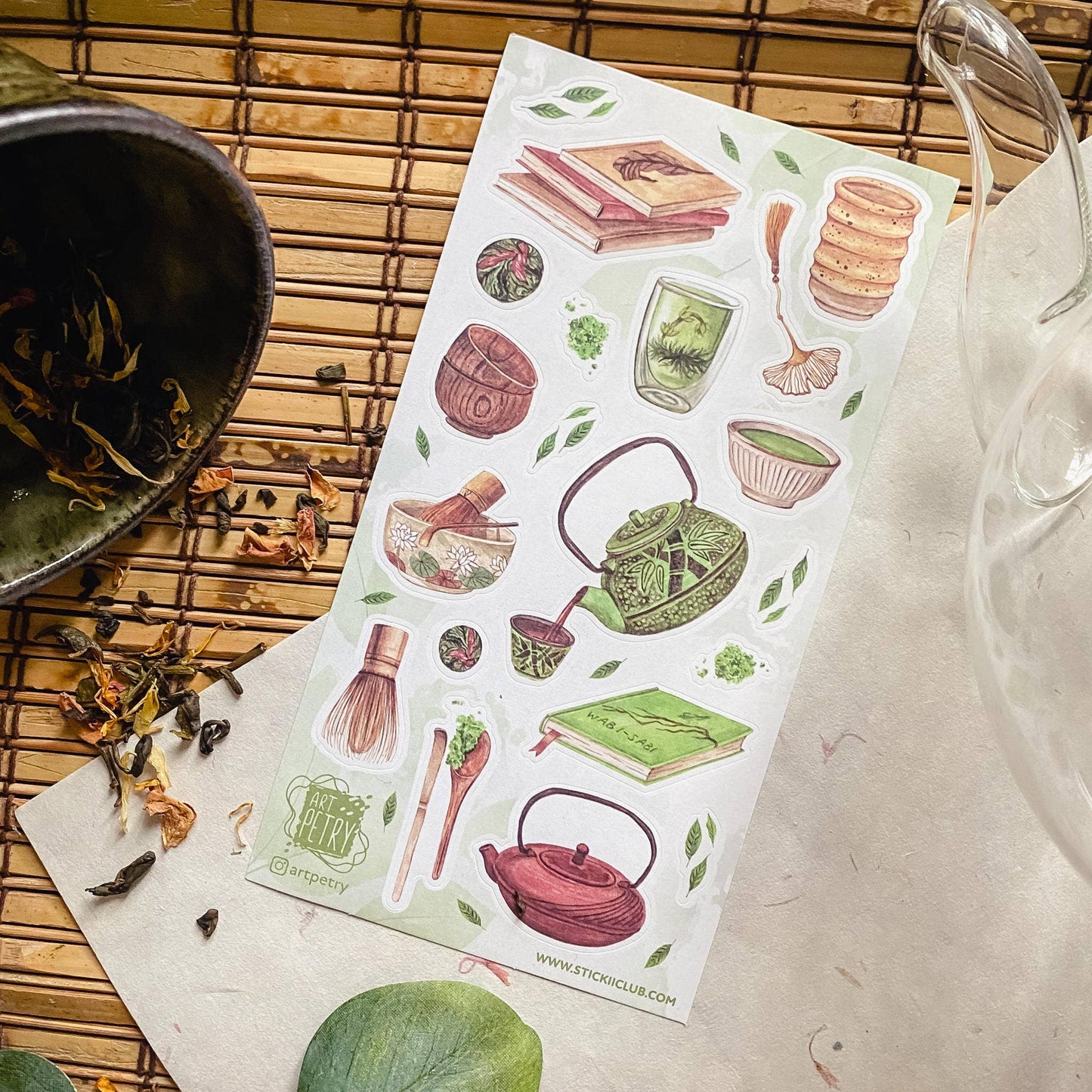 Matcha Tea Time - Sticker Sheet
