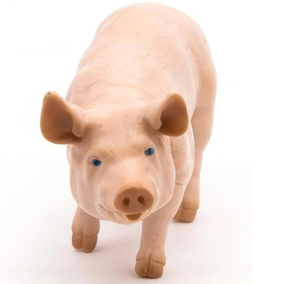 Boar Pig Figure - Hand Painted & Collectible Farm Animal Figurine - Papo 51044
