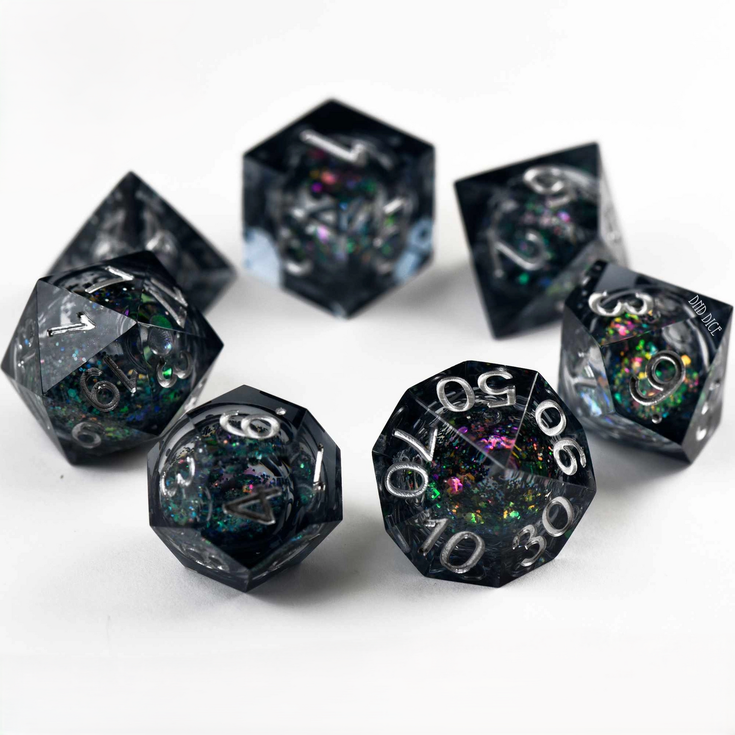 Dice Set - Cityscape - Liquid Core - 7 Resin Dice