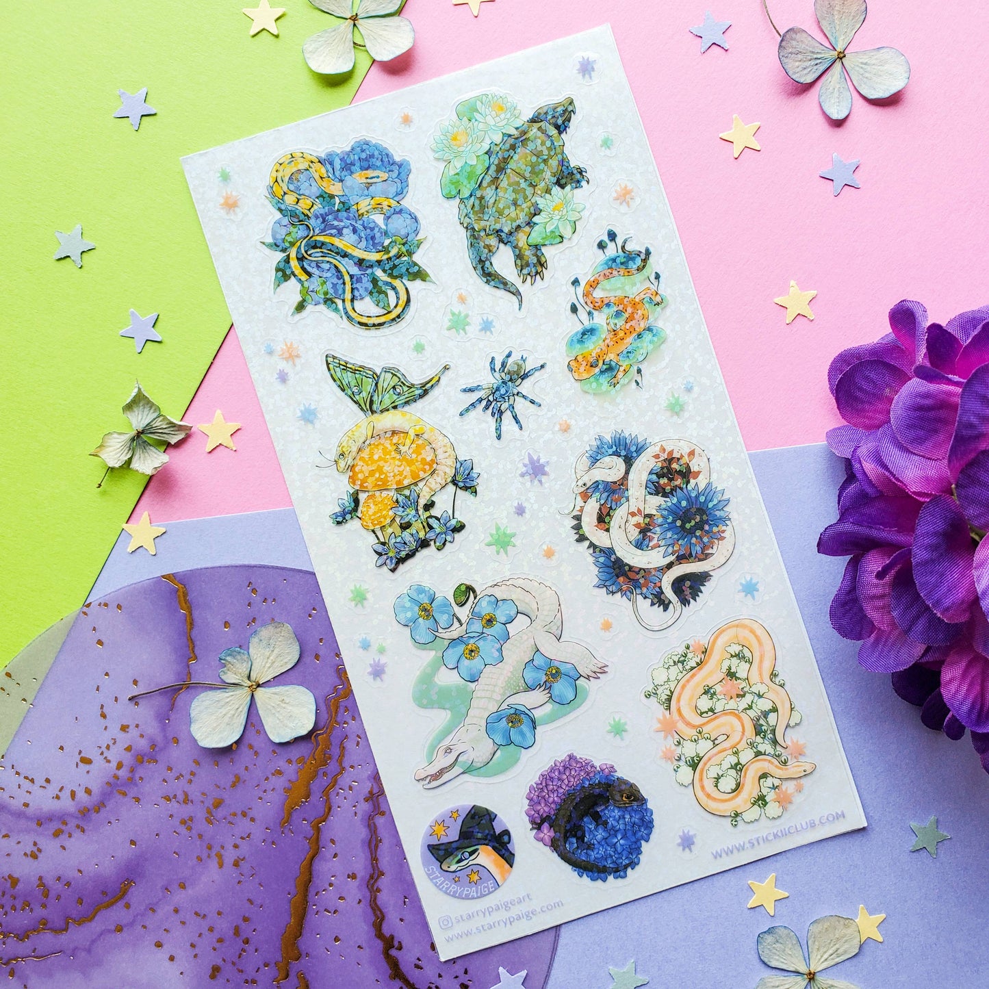Remarkable Reptiles - Sticker Sheet