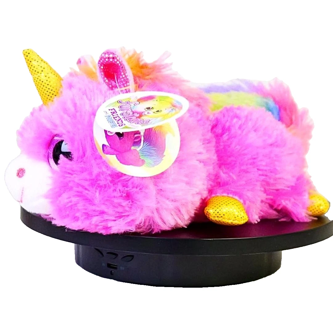Unicorn Stuffed Animal - Rainbow Fantasy Beanbag Plush - Discontinued Fursians