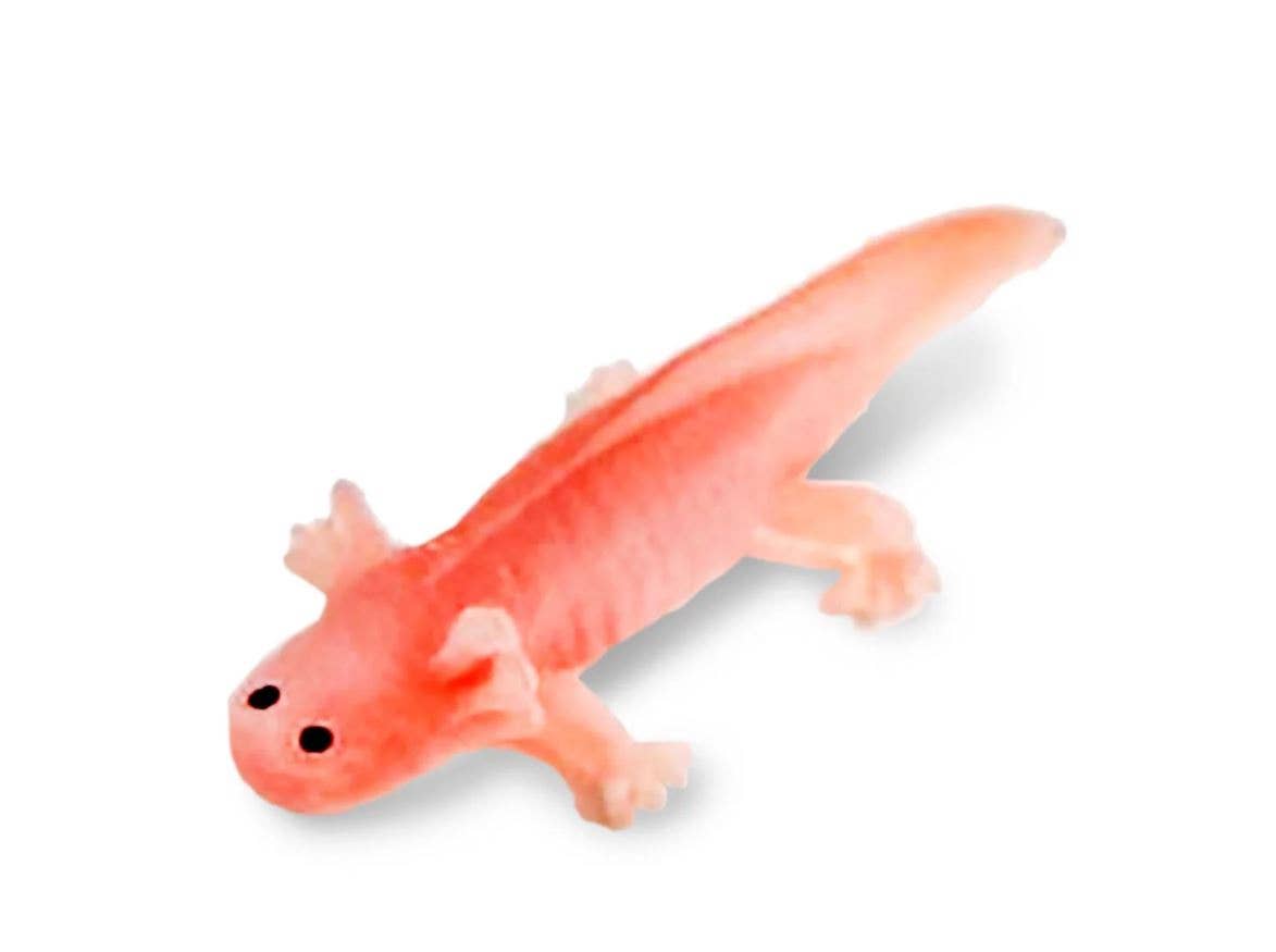 Axolotl Good Luck Minis Figure - Hand Painted & Collectible Miniature Figurine - Safari Ltd