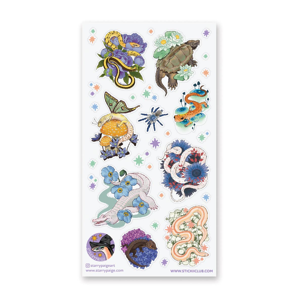 Remarkable Reptiles - Sticker Sheet