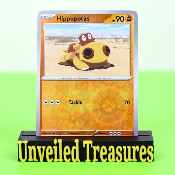 Hippopotas - Reverse Holo - Pokemon TCG Prismatic Evolutions #052/131