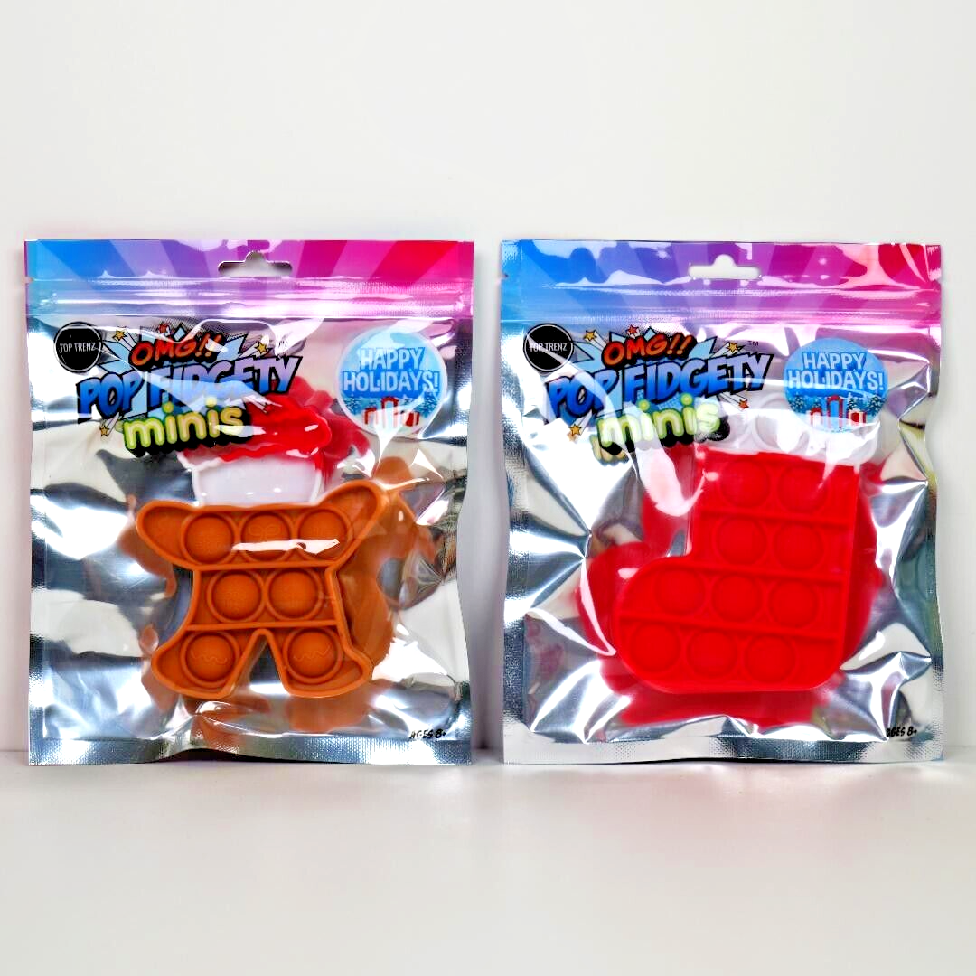 OMG! Pop Fidgety Toys - Christmas Edition - Fidget Stocking Stuffer