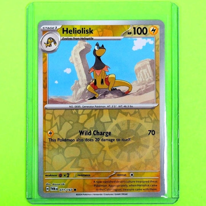 Heliolisk - Reverse Holo - Pokemon Scarlet & Violet Twilight Masquerade #071/167