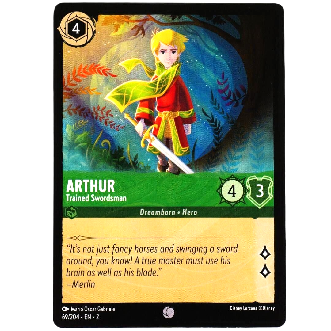Arthur Trained Swordsman - Common - Disney Lorcana Rise of the Floodborn #69/204