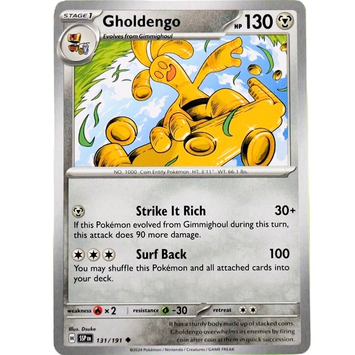 Gholdengo - Uncommon - Pokemon TCG Surging Sparks #131/191