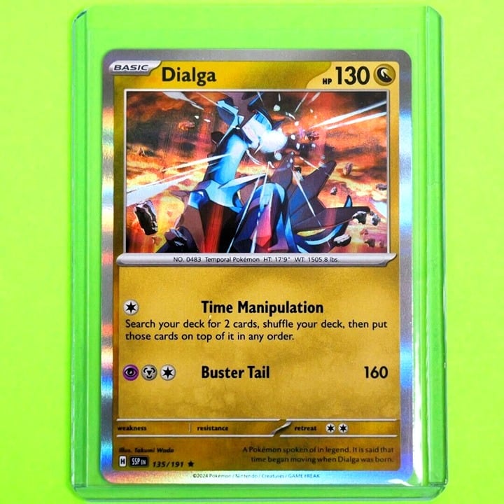 Dialga - Rare Holo - Pokemon TCG Scarlet & Violet Surging Sparks #135/191