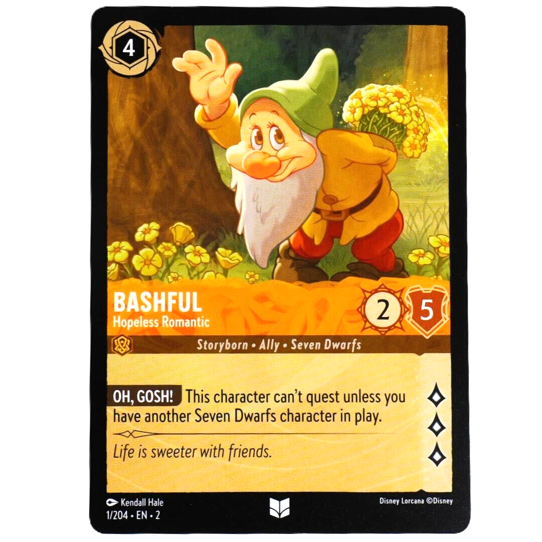 Bashful Hopeless Romantic - Disney Lorcana TCG Rise of the Floodborn #1/204