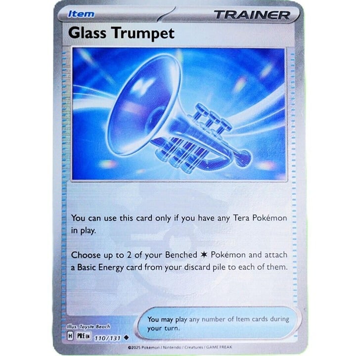 Glass Trumpet - Poke Ball Pattern - Pokemon TCG Prismatic Evolutions #110/131