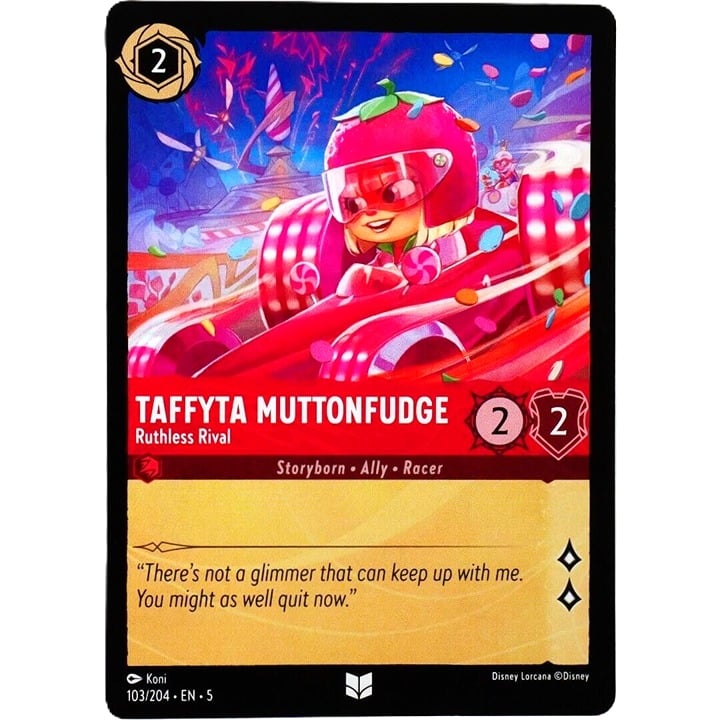 Taffyta Muttonfudge Ruthless Rival - Disney Lorcana Shimmering Skies #103/204