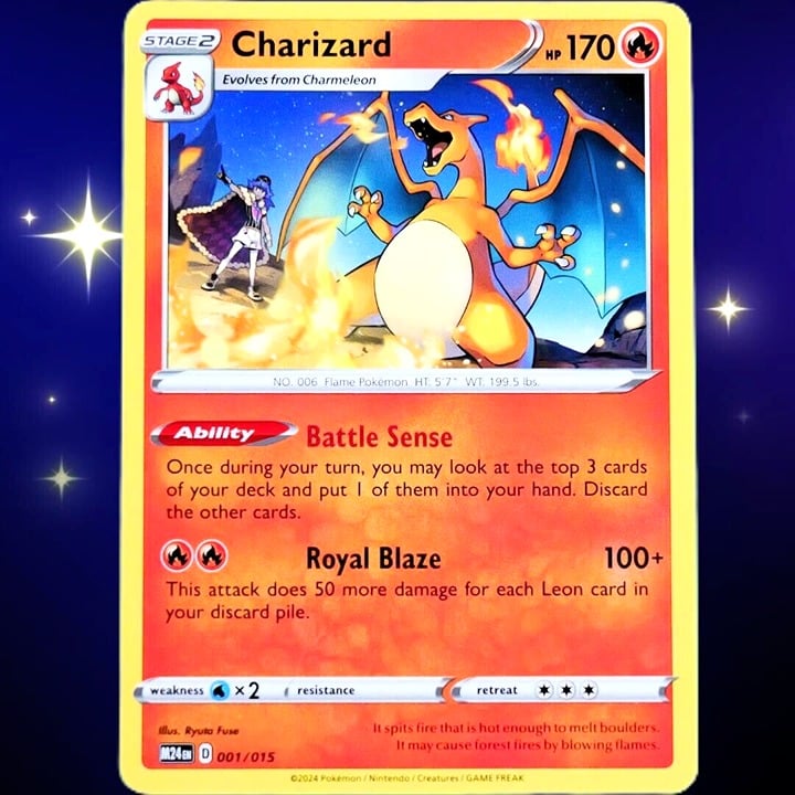 Charizard - Promo Card - Pokemon TCG McDonald's 2024 Promo #001/015