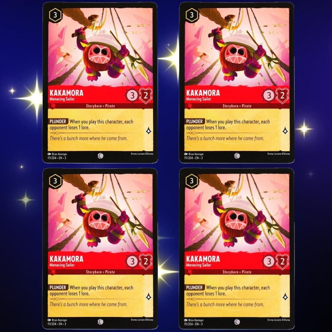 4x Kakamora Menacing Sailor - Disney Lorcana TCG Into the Inklands #111/204