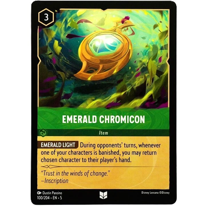 Emerald Chromicon - Uncommon - Disney Lorcana TCG Shimmering Skies #100/204