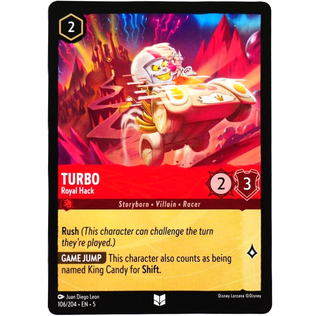 Turbo Royal Hack - Uncommon - Disney Lorcana TCG Shimmering Skies #106/204