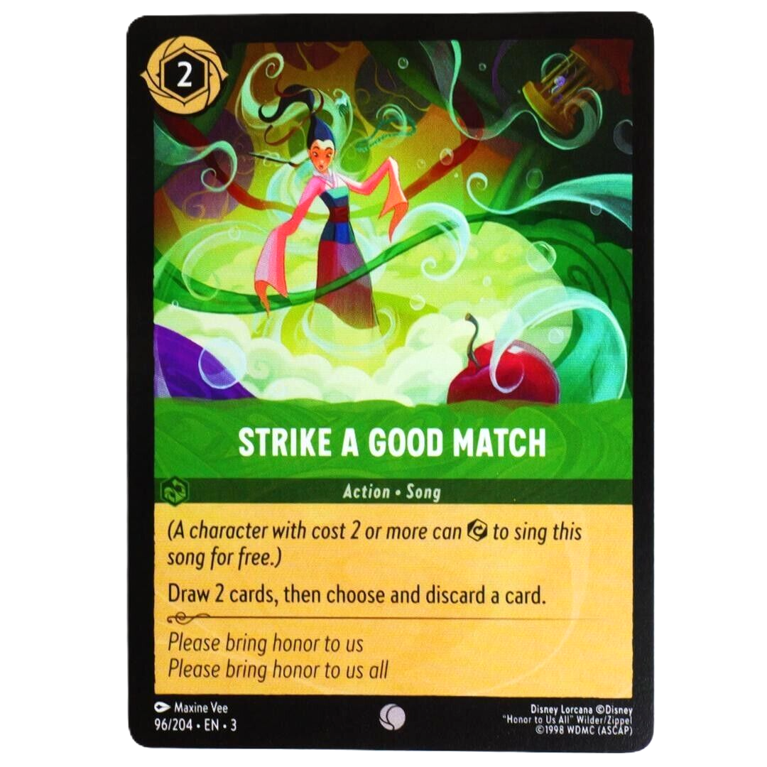 Strike a Good Match - Common - Disney Lorcana TCG Into the Inklands #96/204
