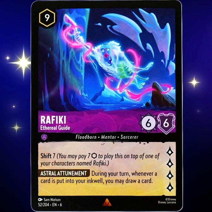 Rafiki Ethereal Guide - Rare - Disney Lorcana TCG Azurite Sea #52/204