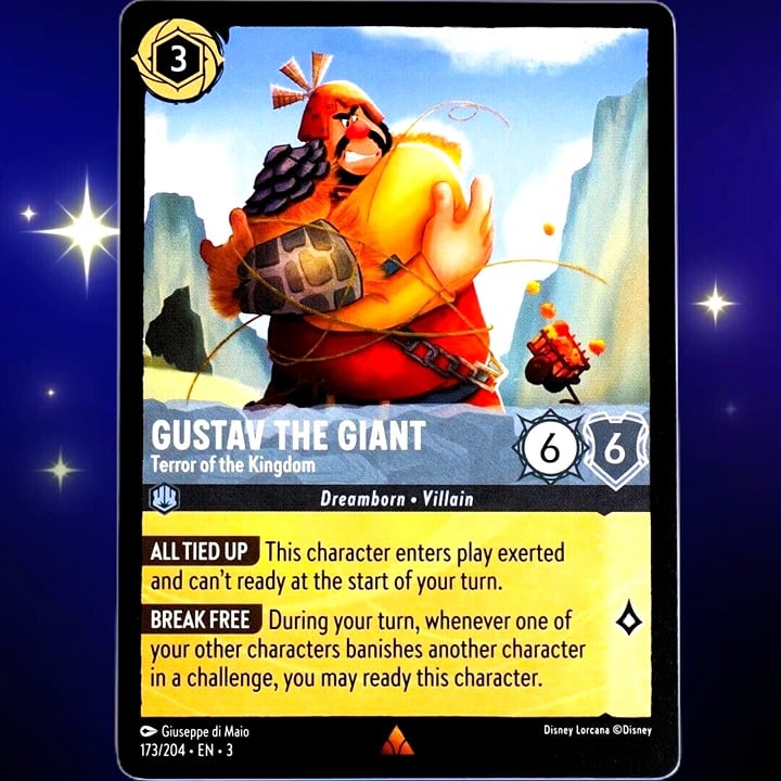 Gustav the Giant Terror of the Kingdom - Rare - Disney Lorcana TCG Into the Inklands #173/204
