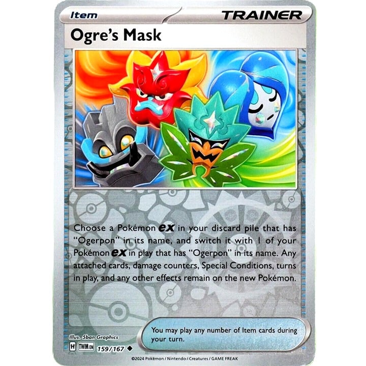 Ogre's Mask - Reverse Holo - Pokemon TCG Twilight Masquerade #159/167